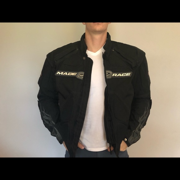 M2R (made to race) motorcycle jacket Plated/padded - Picture 4 of 5